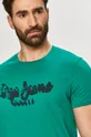 turkusowy Pepe Jeans - T-shirt Anthony