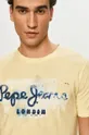 żółty Pepe Jeans T-shirt