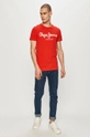 Pepe Jeans - T-shirt Original czerwony