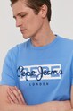 Pepe Jeans T-shirt Godric niebieski PM507759.545