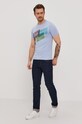 Pepe Jeans T-shirt Morrison PM507291.524 niebieski SS21