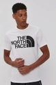 biały The North Face T-shirt Męski