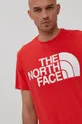 czerwony The North Face T-shirt