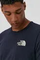 granatowy The North Face T-shirt