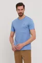 modra T-shirt Polo Ralph Lauren Moški