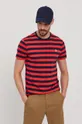 czerwony Polo Ralph Lauren T-shirt 710823560002 Męski