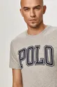 szary Polo Ralph Lauren - T-shirt 710840424003 Męski
