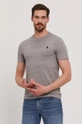 szary Polo Ralph Lauren T-shirt 710680785006 Męski