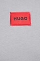 Bavlněné tričko HUGO šedá 50447978