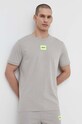 HUGO t-shirt bawełniany szary 50447978