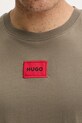Βαμβακερό μπλουζάκι HUGO πράσινο 50447978