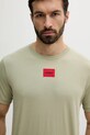 Odzież HUGO t-shirt bawełniany 50447978 zielony
