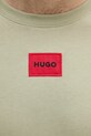 HUGO t-shirt bawełniany zielony 50447978