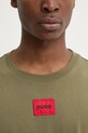 HUGO tricou din bumbac 50447978 verde