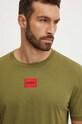 Odzież HUGO t-shirt bawełniany 50447978 zielony