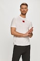 Хлопковая футболка HUGO 50447978 белый NC00