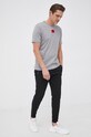 HUGO t-shirt bawełniany Diragolino212 50447978 szary NC00