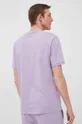 μωβ Βαμβακερό μπλουζάκι HUGO