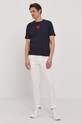 HUGO tricou din bumbac 50447978 bleumarin AA00