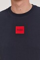 HUGO tricou din bumbac 50447978 bleumarin