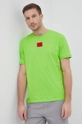 zielony HUGO t-shirt bawełniany 50447978