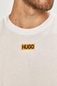 HUGO T-shirt bawełniany 50448779 50448779 biały