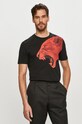 Hugo - Tricou print negru 50450796