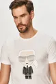 biały Karl Lagerfeld - T-shirt 511251.755061