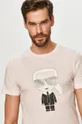 różowy Karl Lagerfeld - T-shirt 511251.755061