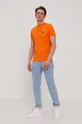 Karl Lagerfeld - T-shirt 511221.755025 pomarańczowy