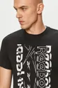 czarny Reebok - T-shirt GJ0533
