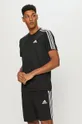 czarny adidas - T-shirt GM2105 Męski