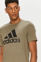 zielony adidas - T-shirt GT3111