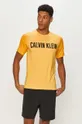 žltá Calvin Klein Performance - Tričko