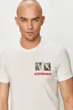 biały Armani Exchange - T-shirt 3KZTAA.ZJA5Z