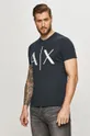 granatowy Armani Exchange - T-shirt 3KZTAG.ZJ4KZ Męski