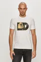 biały Armani Exchange - T-shirt x National Geographic 3KZTNA.ZJ3DZ