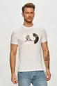 biały Armani Exchange - T-shirt x National Geographic 3KZTNA.ZJ3DZ