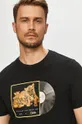 fekete Armani Exchange - T-shirt x National Geographic