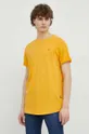 żółty G-Star Raw t-shirt bawełniany