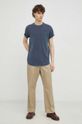 G-Star Raw t-shirt bawełniany D16396.2653 granatowy AA00
