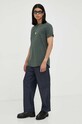 G-Star Raw t-shirt bawełniany D16396.2653 zielony AA00