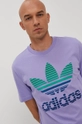 fioletowy adidas Originals T-shirt GN3650