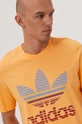 pomarańczowy adidas Originals T-shirt GN3651