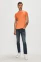 Tommy Hilfiger - T-shirt pomarańczowy