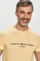 žltá Tommy Hilfiger - Tričko Pánsky