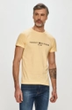 żółty Tommy Hilfiger - T-shirt