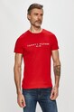 Tommy Hilfiger - Μπλουζάκι κόκκινο MW0MW11797.4891