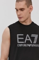 fekete EA7 Emporio Armani t-shirt