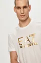 biały EA7 Emporio Armani - T-shirt 3KPT87.PJM9Z